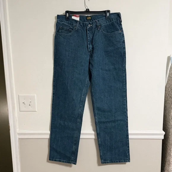Lee Men's Classic Indigo Loose Fit Jeans 34x30 - Picture 1 of 7